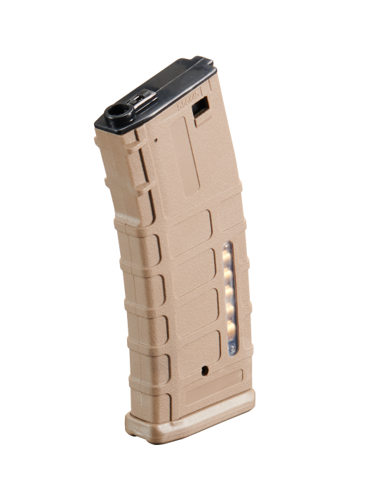 Atlas Custom Works Masada ACR 100 Round Mid Capacity M4 Magazine for AEG (Color: Tan)